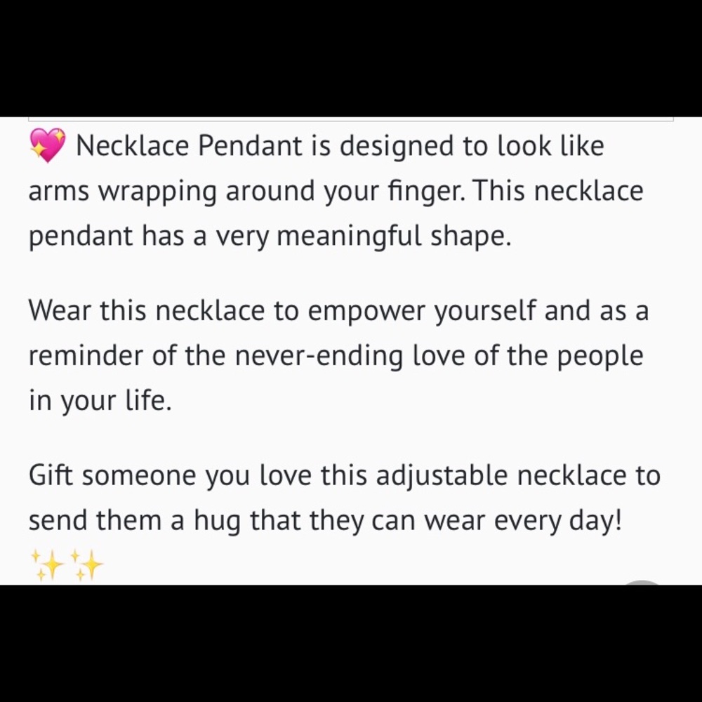 Couple Hug Necklace - Picture 2 of 2